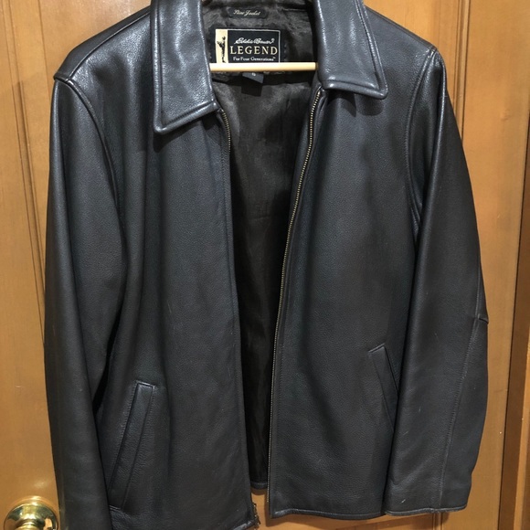 eddie bauer leather jacket
